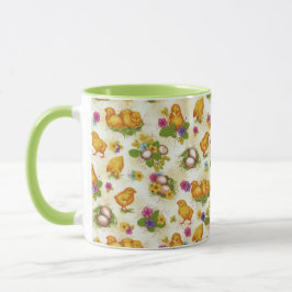 Taza Chicas y huevos de Pascua