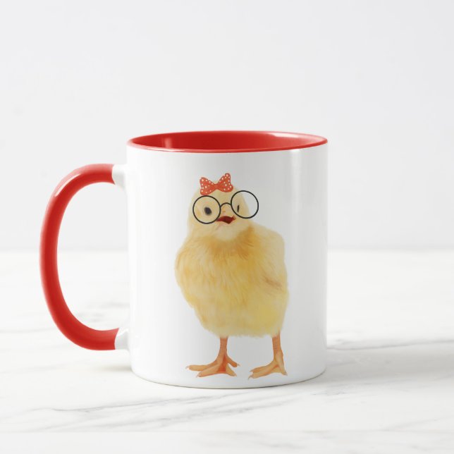 Taza Chick De Bebé Con Gafas (Izquierda)