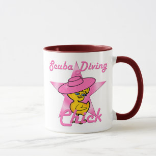 Taza Chick de buceo Scuba #8