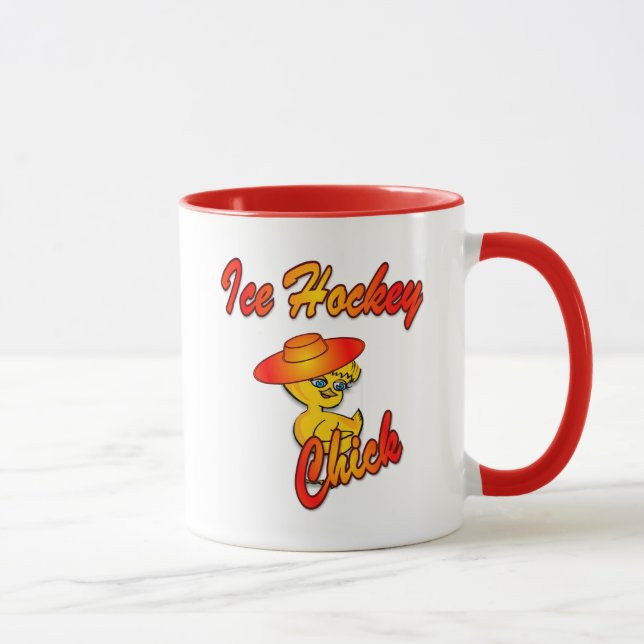 Taza Chick de hockey sobre hielo #5 (Derecha)