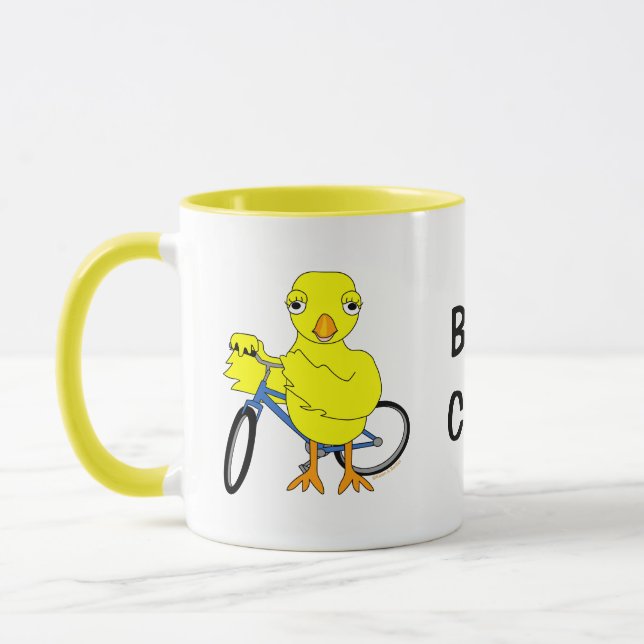 Taza Chick de motociclista (Izquierda)