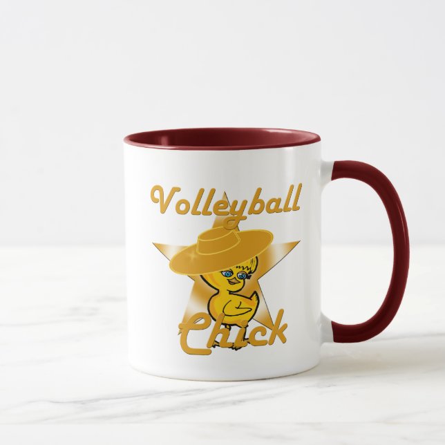 Taza Chick de voleibol #10 (Derecha)