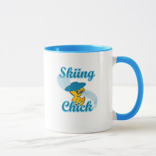 Taza Chick esquiando nº 3 (Derecha)