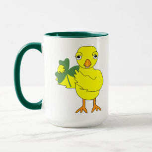 Taza Chick irlandés Shamrock
