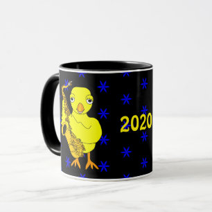 Taza Chick saxofón