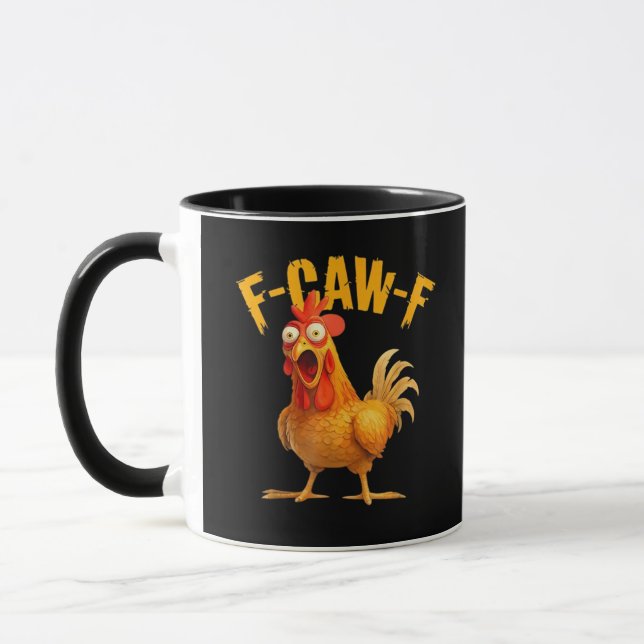 Taza Chicken F-Caw-F Classic Cool Unique (Izquierda)