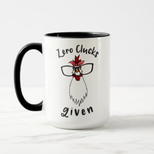 Taza Chicken loco Lady Antisocial Granjero Pollos de gr