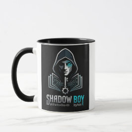 Taza chico de la sombra