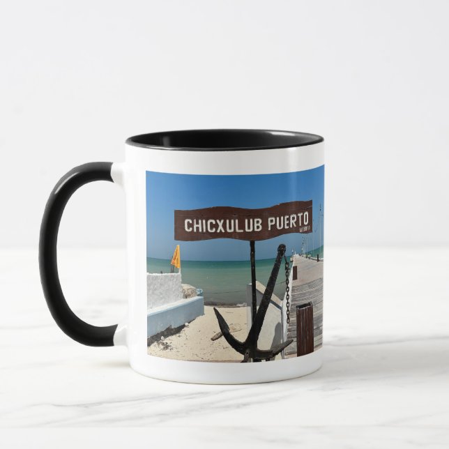 Taza Chicxulub Puerto, México - Combo Mug (Izquierda)