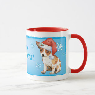Taza Chihuahua feliz de Howlidays