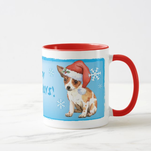 Taza Chihuahua feliz de Howlidays (Derecha)