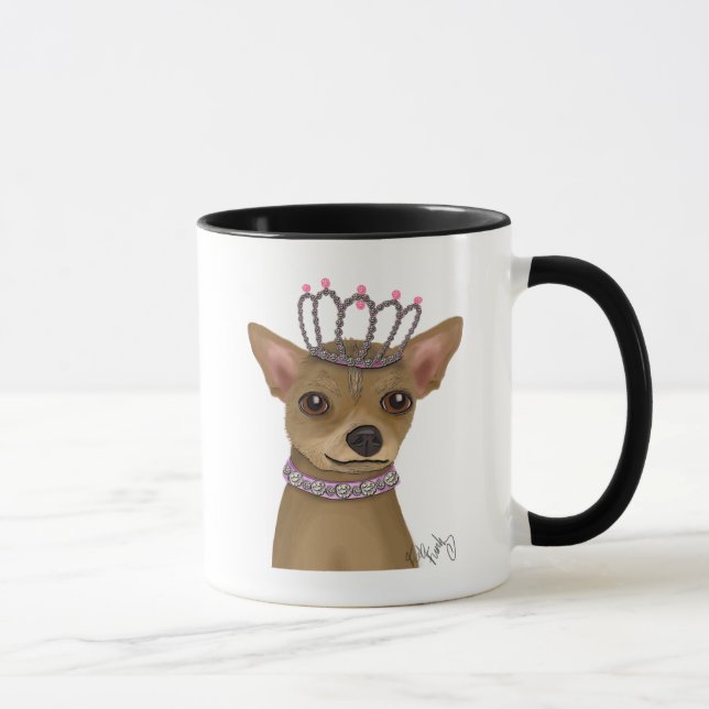 Taza Chihuahua Y Tiara (Derecha)