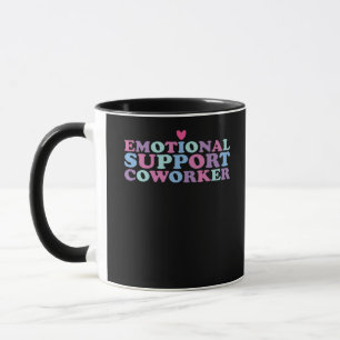 Taza Chill Meme y Viral, trabajadora de ayuda emocional