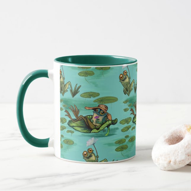 Taza Chill Summer Frogs (Con donut)