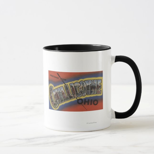 Taza Chillicothe, Ohio - Escenas de letras grandes (Derecha)