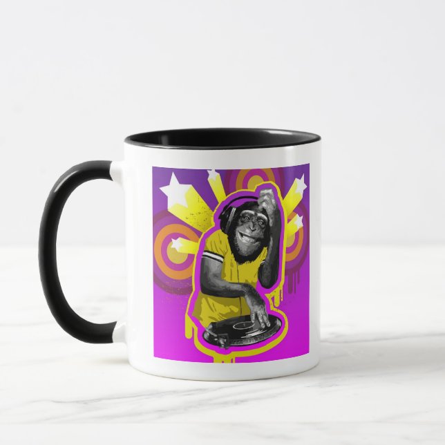 Taza Chimpancé DJ (Izquierda)