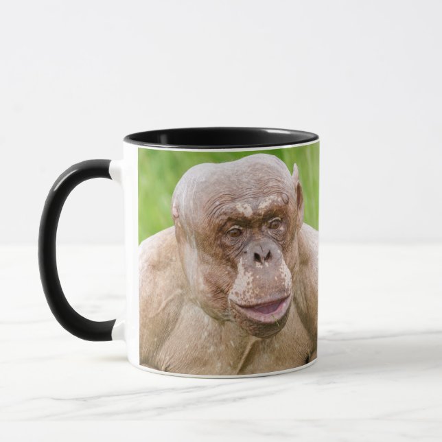Taza Chimpanzee sin pelo (Izquierda)