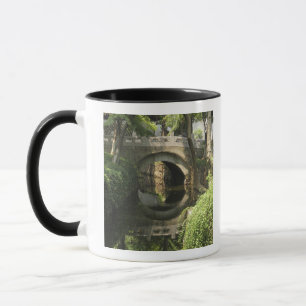 Taza China, Nantong, un puente en arco forma un perfect