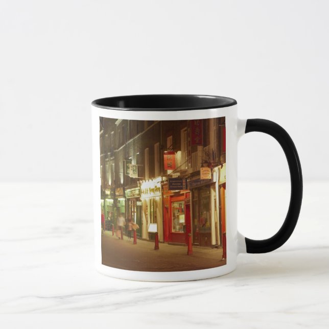 Taza Chinatown, Soho, Londres, Inglaterra, Reino Unido (Derecha)