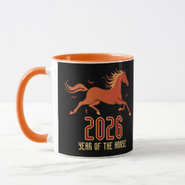 Taza Chinese Fire Horse New Year 2026 