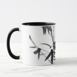 Taza Chinesische Bambus-Tuschekunst