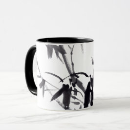 Taza Chinesische Bambus-Tuschekunst