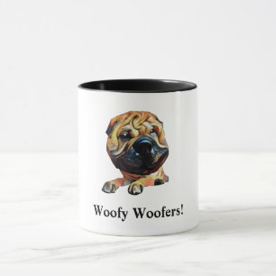 Taza Chino gracioso Shar Pei Perro Mug