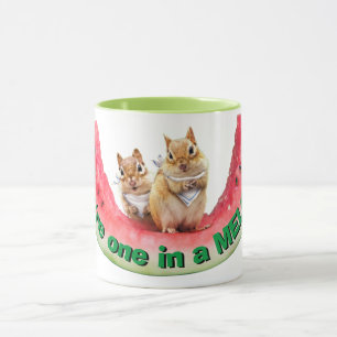 Taza Chipmunks come sandía