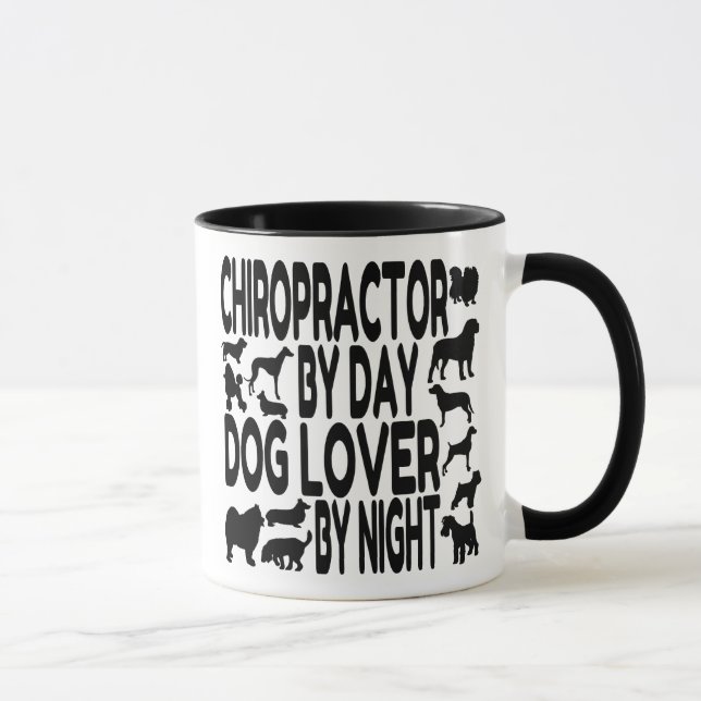 Taza Chiropráctico de Dog Lover (Derecha)