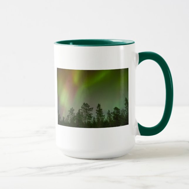 Taza Chispa del resplandor de los cielos de la aurora (Derecha)