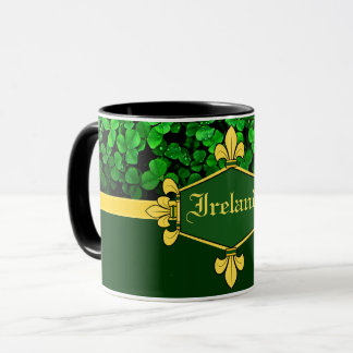 Taza Chispas verdes de Irlanda, Personalizar con nombre