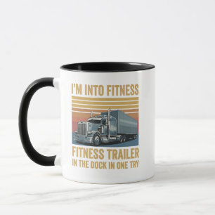 Taza Chiste de camionero divertido Fitness Remolque ent