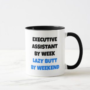 Taza Chiste de Lazy Executive Assistant