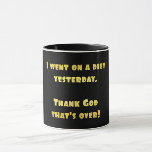 Taza Chiste divertido de dieta