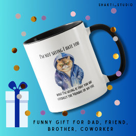 Taza Chiste sarcástico regalo amigo amigo hermano de co