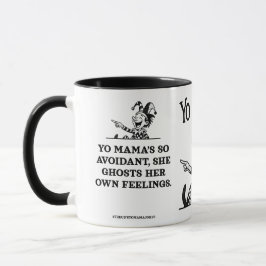 Taza chistes freudianos de yo mama - Evitativo