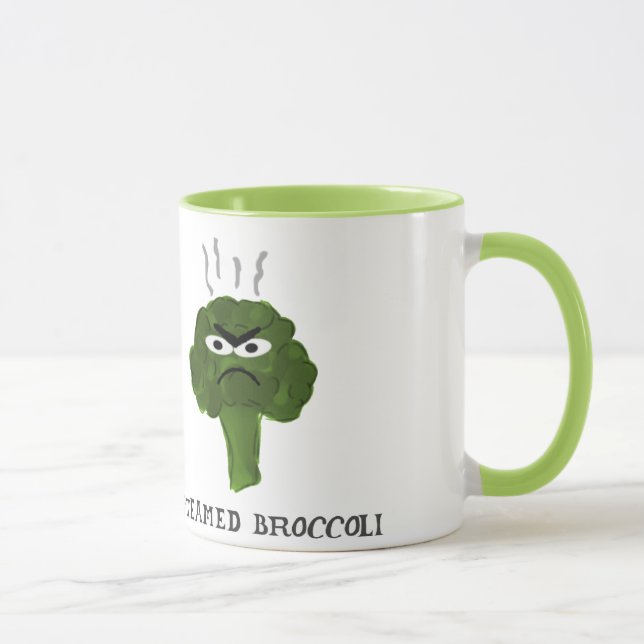 Taza chistosa del Veggie sensiblero divertido (Derecha)