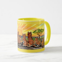 Taza Chita Familia Sunrise Bright Designer Mug