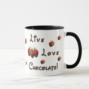 Taza Chocolate vivo del amor