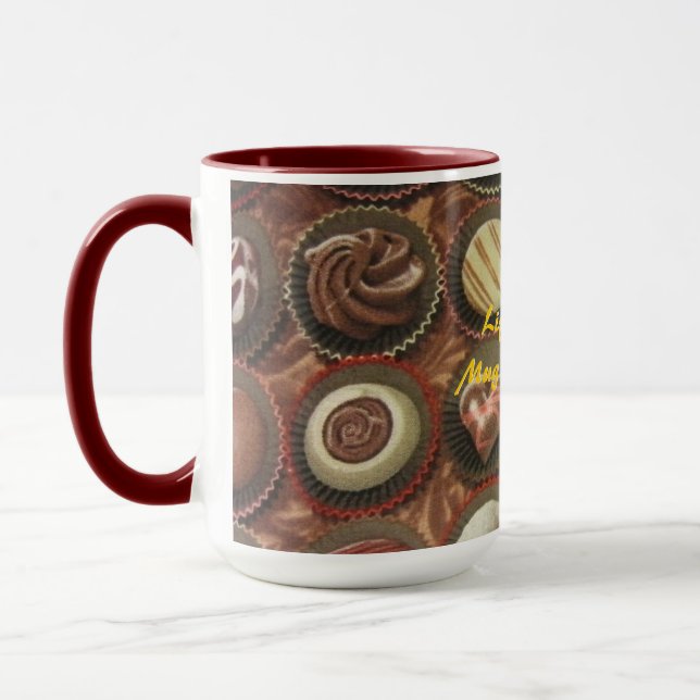 Taza Chocolates y trufas (Izquierda)