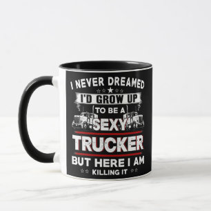Taza Chófer divertida para camionetas camioneras