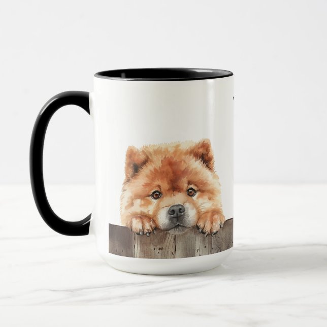 Taza Chow Chow Dog Mug (Izquierda)