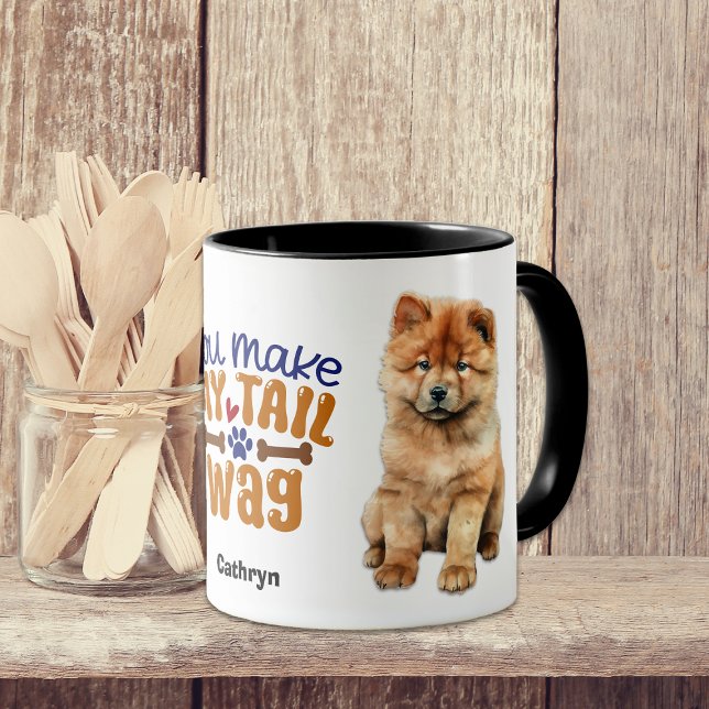 Taza Chow Chow Puppy Perro Me Haces La Mordaza (Subido por el creador)