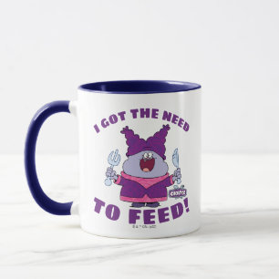 Taza Chowder con horquilla y cuchillo