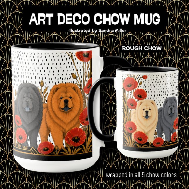 Taza CHOWS ART DECO ásperos  (Subido por el creador)