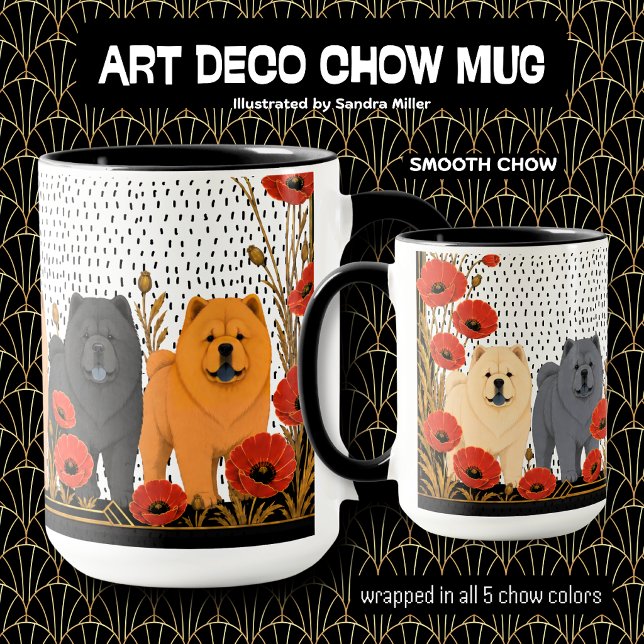 Taza CHOWS ART DÉCO suaves  (Subido por el creador)