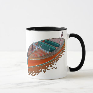Taza Chris-Craft Barrel hacia atrás