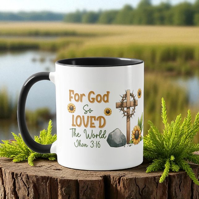 Taza Christian - John 3:16 For God So Loved the World (Subido por el creador)