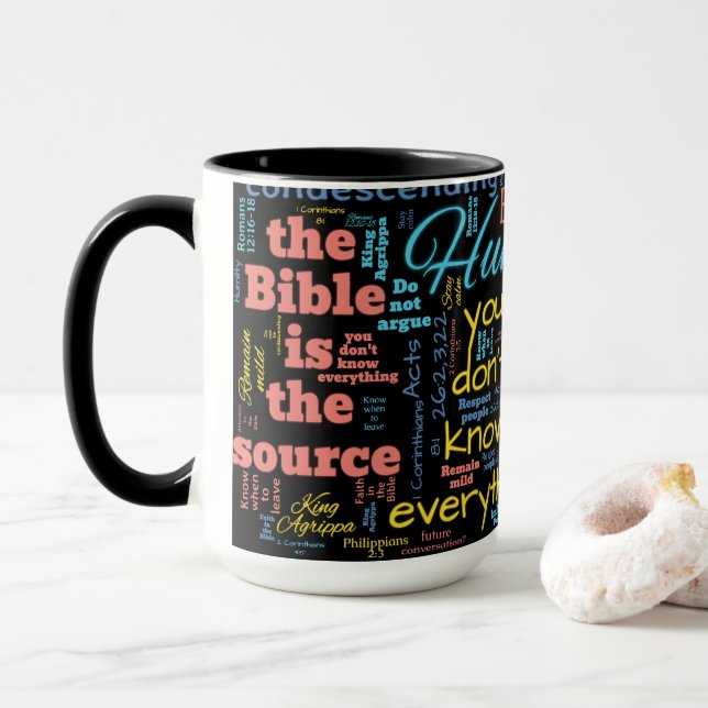 Taza Christian JW LPMD Humility Mug 01 (Con donut)