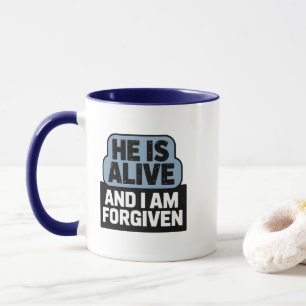Taza Christian Mug HE VIVO